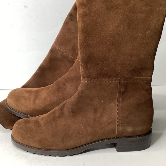Stuart Weitzman Hilo suede over knee walnut boots 6 $798 - Picture 12 of 14